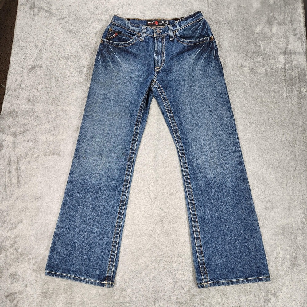 Ariat FR M4 Relaxed Boot Jeans Mens 31x32 Blue Flame Resistant Work Denim Pants